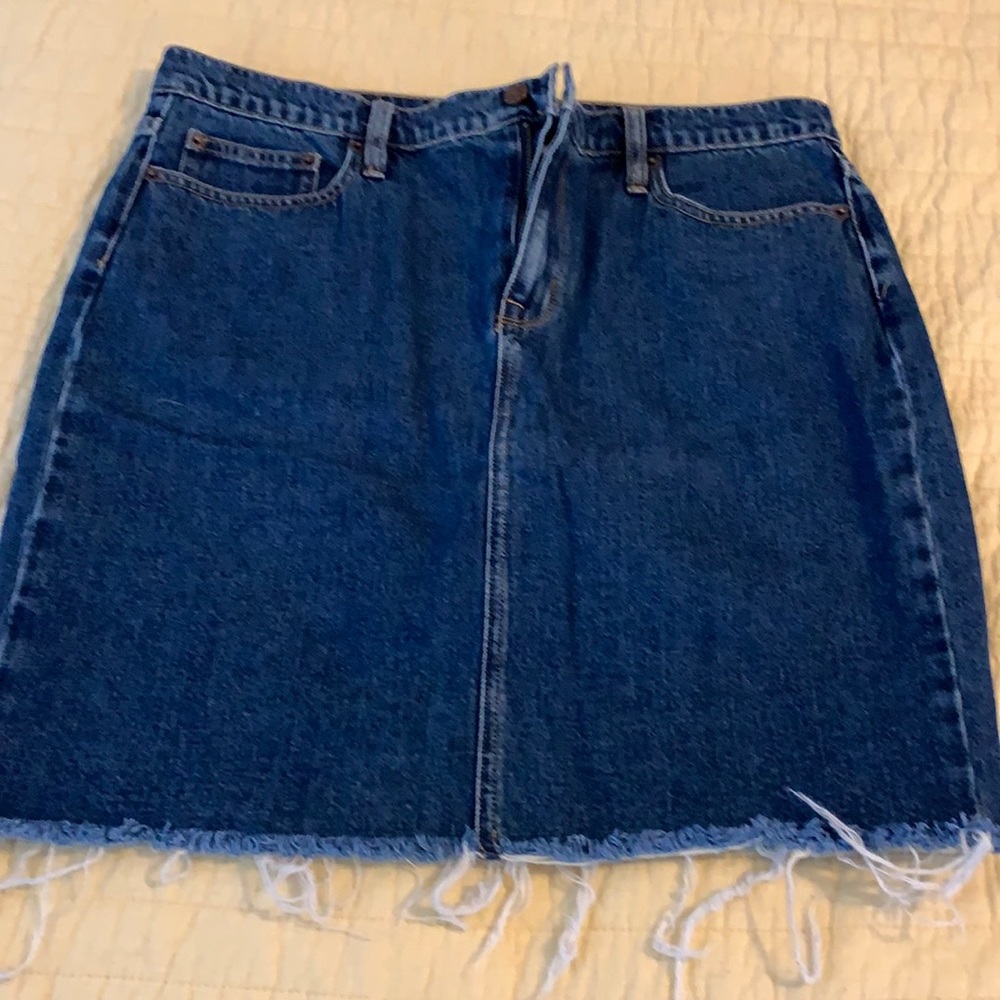 J. Crew denim skirt, sz 12